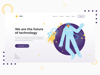 Technology Website design figma home page illustration illustrations illustrations／ui kavala landing page purple technology ui ui design uiux website website concept websites