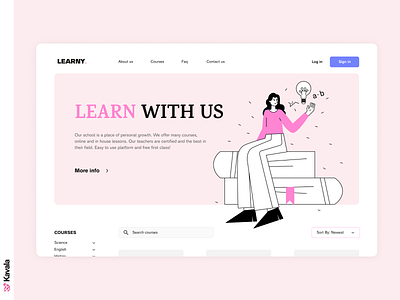 E-learning website