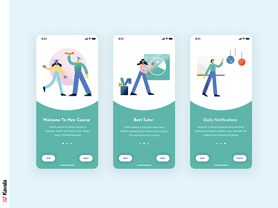 E-learning app app app design daily ui dailyui e learning figma illustration illustrations kavala learning app mobile ui ui ui design uiux