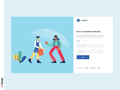 Login page dailyui figma form illustration illustrations kavala log in login login form login page login screen ui ui design uiux web design