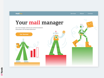 Mail manager website