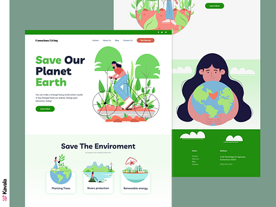 Environment landing page