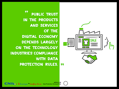 Digital Economy & data protection rules. color colorful design font logotype paper poster typo typography
