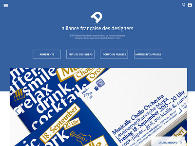 AFD work in progress redesign design designer graphisme interface site internet website wip