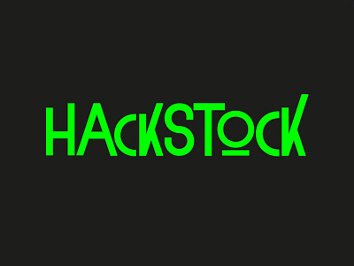 Logo Hackstock design hacking logo low tech podcast privacy