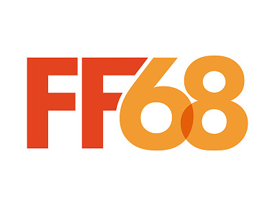 Logo FF68 identité visuelle logo visual identity