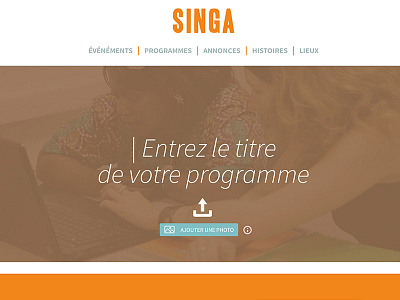 Singa interface design