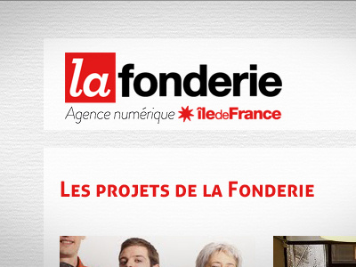 La Fonderie / Visual identity design logotype webdesign