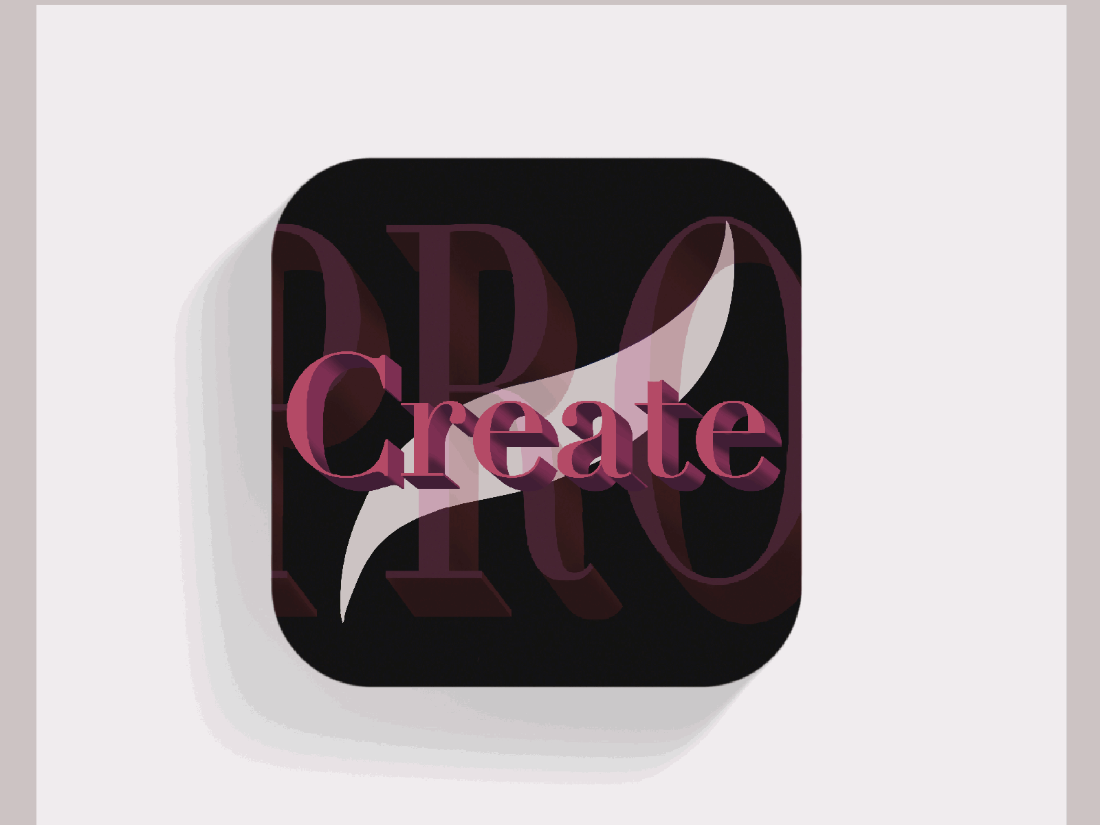 Redesign the Procreate logo art design digitalart getcreativewithprocreate gif illustration logo procreate redesign