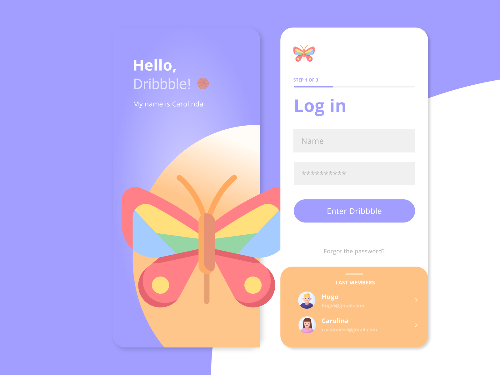 UI UX Design Beginner Practice By Carolina Veríssimo On Dribbble