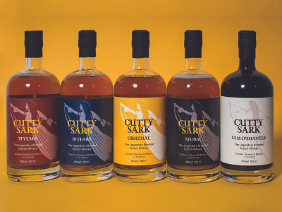 Cutty Sark rebrand Packaging