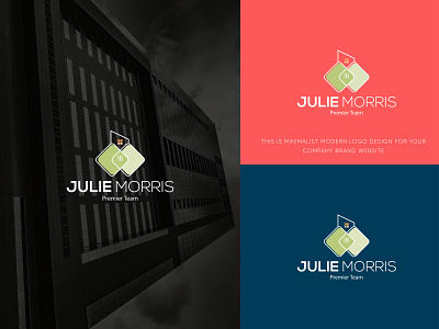 Logo Identity Julie Morris abstract appicon brand identity branding businesslogo logo logo mark logodesign logomark logos logotype minimal minimalist real estate real estate branding real estate logo