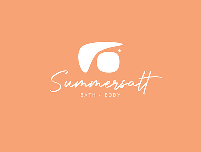 Summersalt - Peach art branding design icon illustration illustrator logo minimal vector