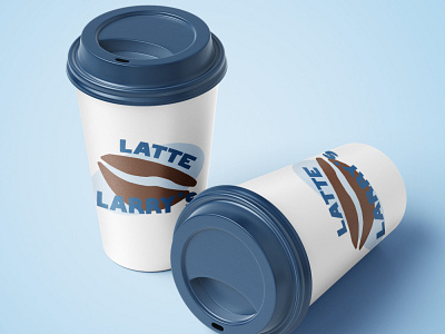 Latte Larry's - Logo Concept art branding design graphic design icon illustration illustrator logo minimal vector