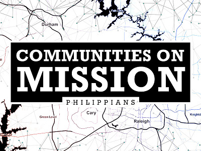 Sermon Branding - Philippians: Communities on Mission bible branding community identity mission series sermon