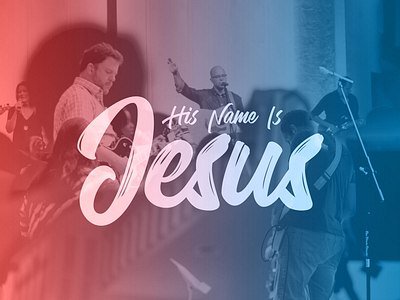 Album Single Artwork - His Name Is Jesus artwork church song worship
