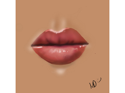 Lips Drawing drawing lips procreate