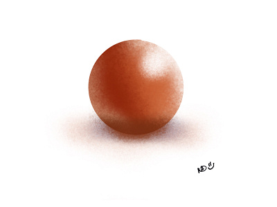 Orange Ball ball orange procreate realism