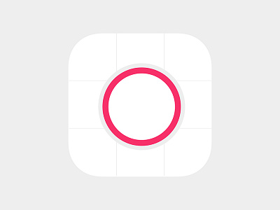 Resnap your favourite photos icon app camera free gray icon ios mobile photos resnap white