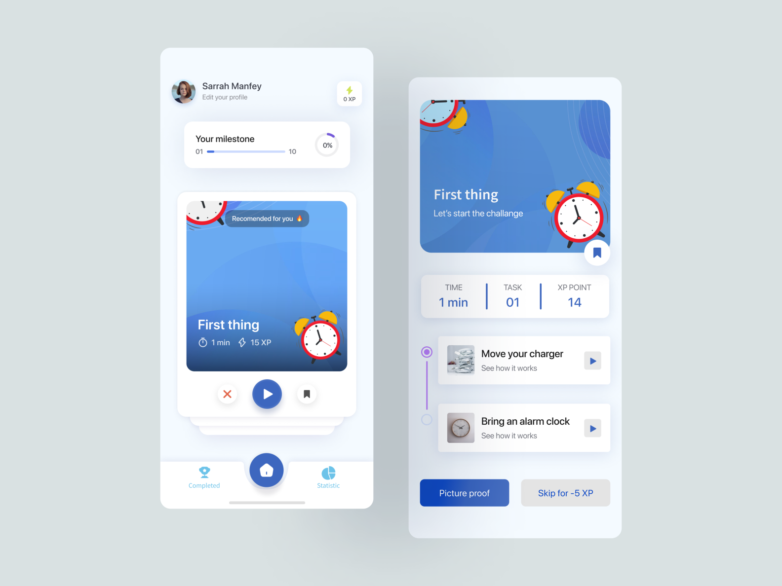 Screen time reduce app by Sayef Mahmud on Dribbble