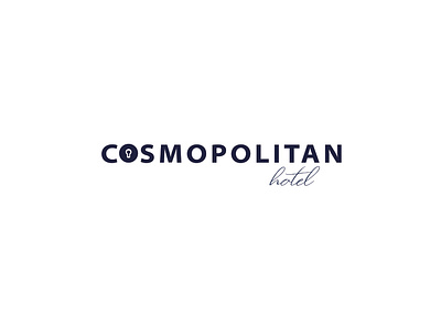 Logo for Hotel Cosmopolitan design graphicdesign hotel logo illustration logo luxurry luxury logo