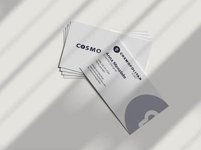 Business card for Cosmopolitan branding graphic design logo