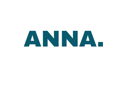 Logo for ANNA. design designing dribbble graphic design graphicdesign graphicdesigner logo logodesign photoshop profile