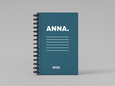Notebook for ANNA. brand branding corporateidentity corporatestyle design graphicdesign illustrator logo logobranding photoshop
