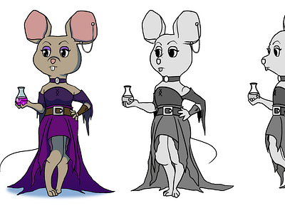 Mouse Enchantress Character Design