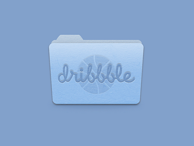 Dribbble Folder dribbble folder icon mac ui