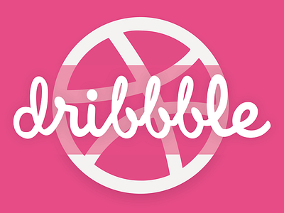 Dribbble love sticker