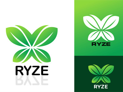 RYZE LOGO graphic designing illustrator logo photoshop