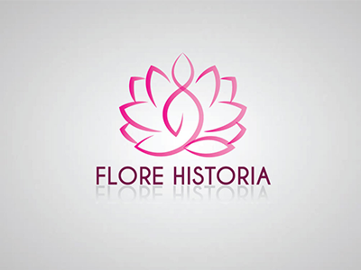 Flore Historia clean illustrator logo