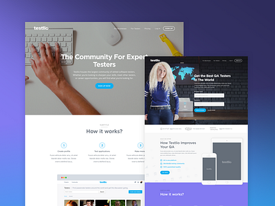 Testlio - Web Design