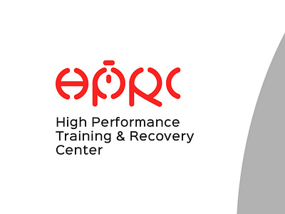 HPTRC sports center chronometer logo performance sport training