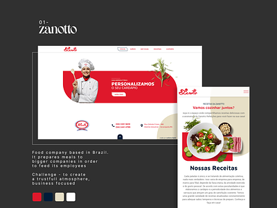 Restaurant Website - UI