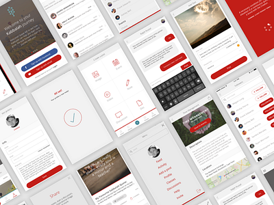 Kabbalah University App app design product design ui design ux design