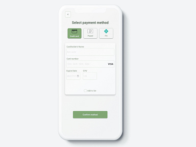 Daily UI 002 - Credit Card Checkout