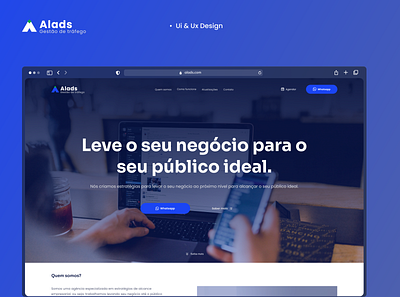 Alads - UI Design design landing page logo ui ux website