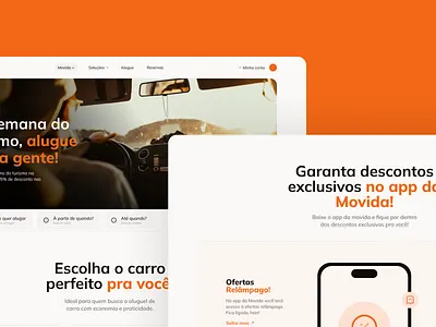 Movida - Ui redesign car rental design redesign ui ux