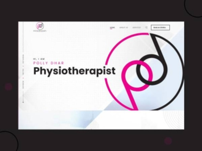 Physiotherapist app design icon illustration illustrator logo typography ui ux website