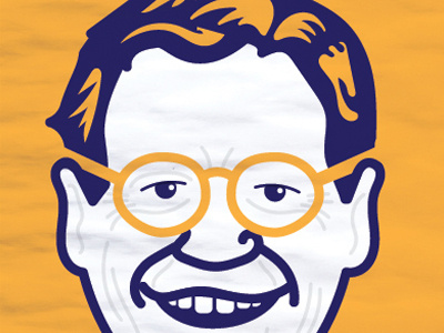 Dave cartoon david letterman face glasses guy logo smile star