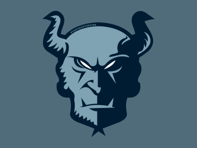 NBA D-League: De Moines Demons (name concept for Iowa Energy) basketball demon devil eyes icon illustration sports teeth