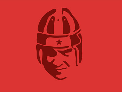 AAFL Logo face football helmet leather helmet logo player retro sports star