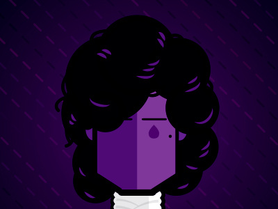 Prince Tribute character illustration life music prince purple rain