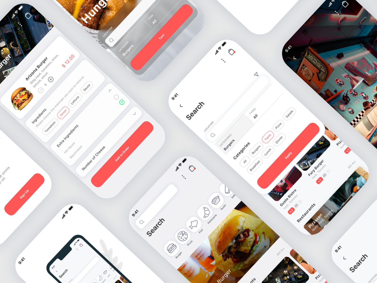 Spes Food Delivery App UI Kit by uicube on Dribbble