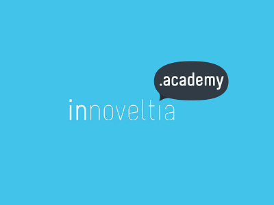 Innoveltia Academy Logo academy business company design flat innoveltia logo logotype typography