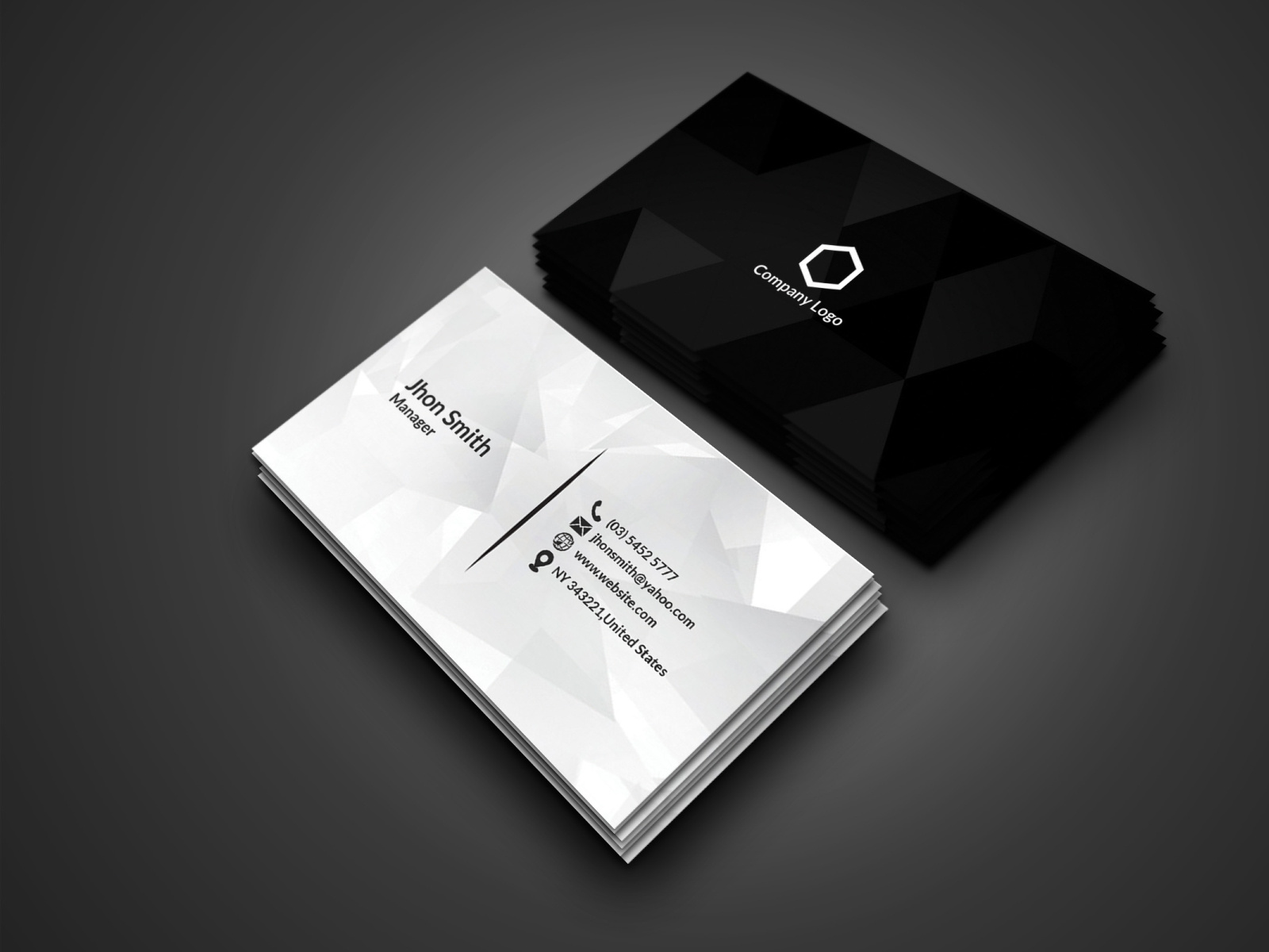 double sided business cards