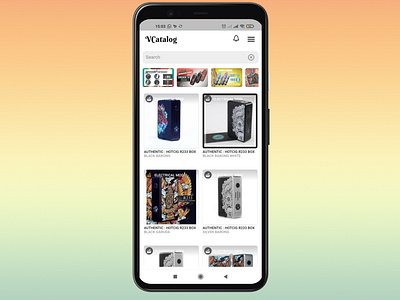 UI Design - Vcatalog reseller apps