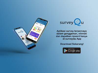 Design Banner - Survey Apps banner branding design flutter illustration logo mobile typography ui ui design uiux design ux vector